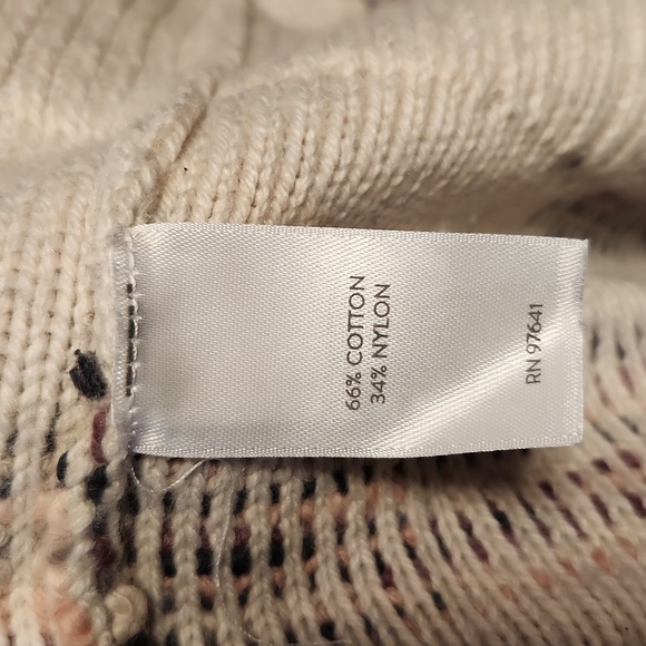 NWOT, J.jill pure jill Multicolor Intarsia Long sleeve  Sweater Sz XL - Picture 4 of 9